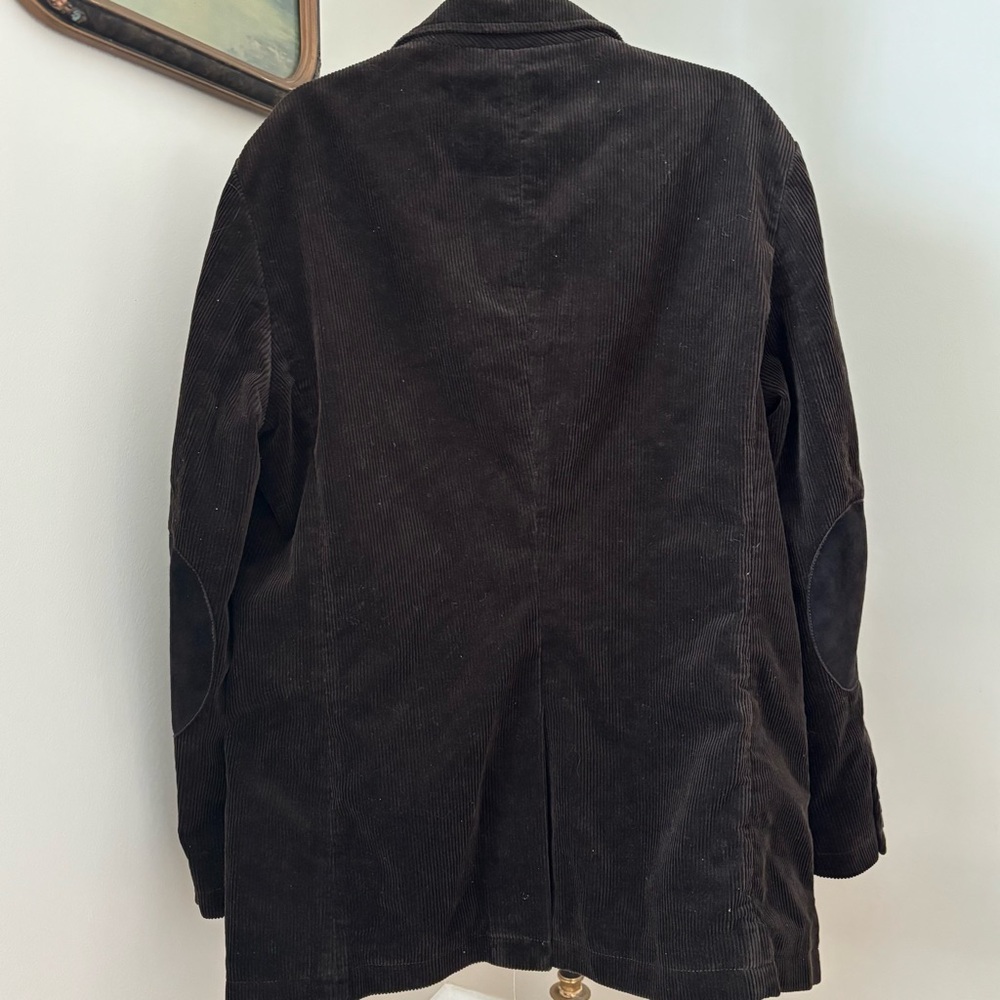 J. Crew Vintage Grandpacore Brown Corduroy Sport Coat Blazer Size Large - Picture 7 of 13